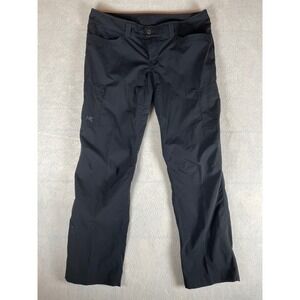 Arcteryx Womens Black Parapet Hiking Cargo Pants Outdoor Utility Size 14